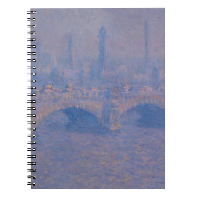 Cuaderno El puente Waterloo de Claude Monet (Frente)