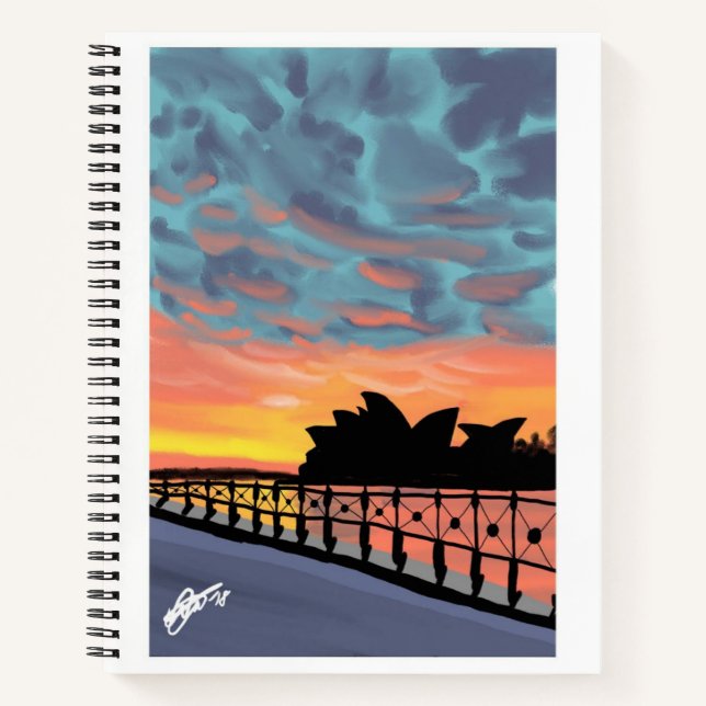 Cuaderno El puerto - portátil (Anverso)