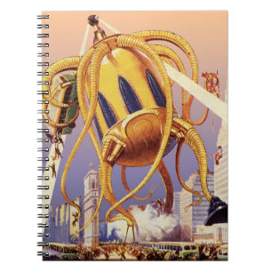 Cuaderno El pulpo de la invasión de la guerra de extranjero
