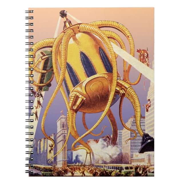 Cuaderno El pulpo de la invasión de la guerra de extranjero (Frente)