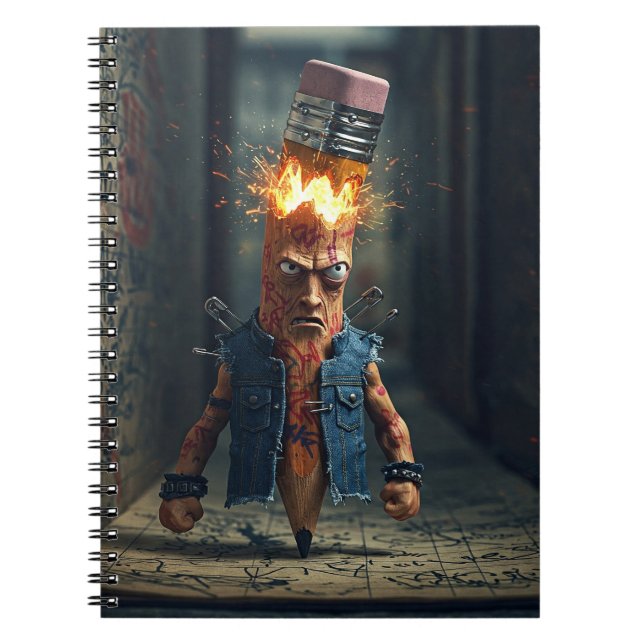 Cuaderno El Punk esgrimido (Frente)