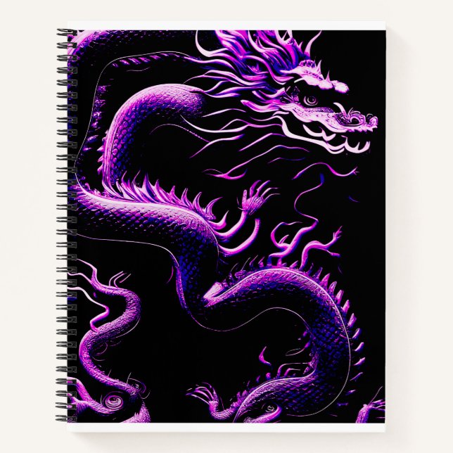 Cuaderno El púrpura dragón (Anverso)