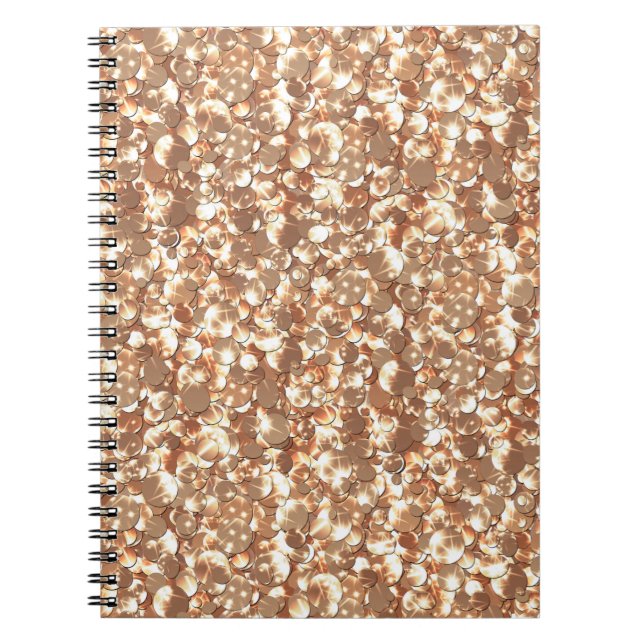 Cuaderno El purpurina sin foco de brillo secuela shimmers d (Frente)