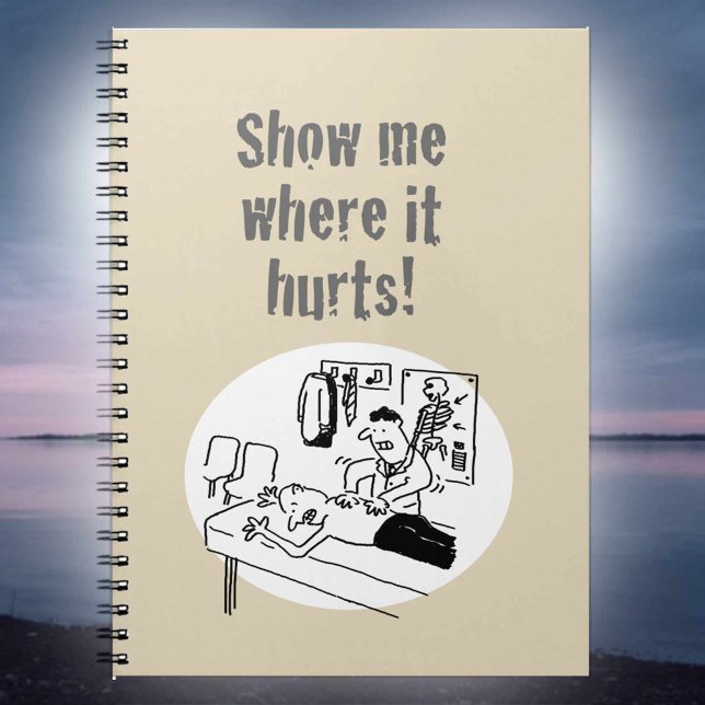 Cuaderno El quiropráctico está tratando a un Personalizado  (Subido por el creador)