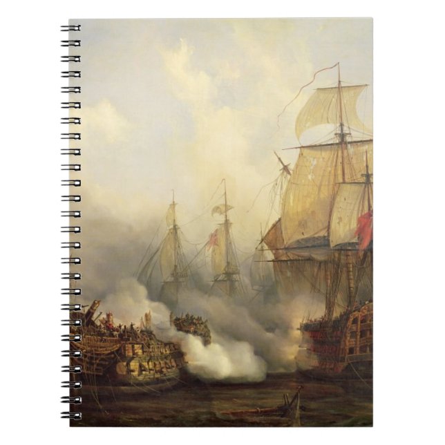 Cuaderno El Redoutable en Trafalgar, el 21 de octubre de (Frente)