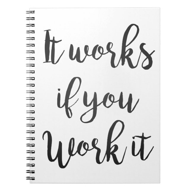 Cuaderno El regalo de la cita de la recuperación del paso (Frente)