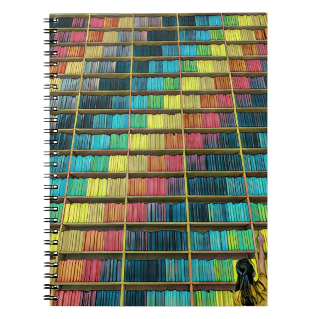 Cuaderno El regalo de los amantes de la biblioteca (Frente)