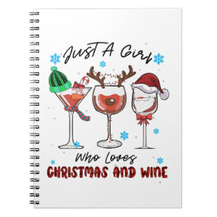 Cuaderno El regalo de Navidad es sólo un Chica que ama a lo