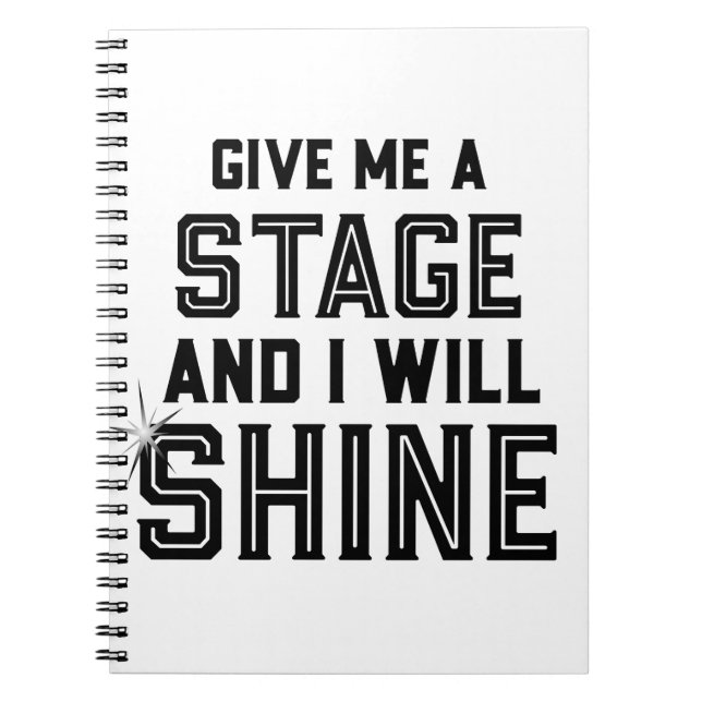 Cuaderno El regalo del teatro del estudiante de la danza me (Frente)