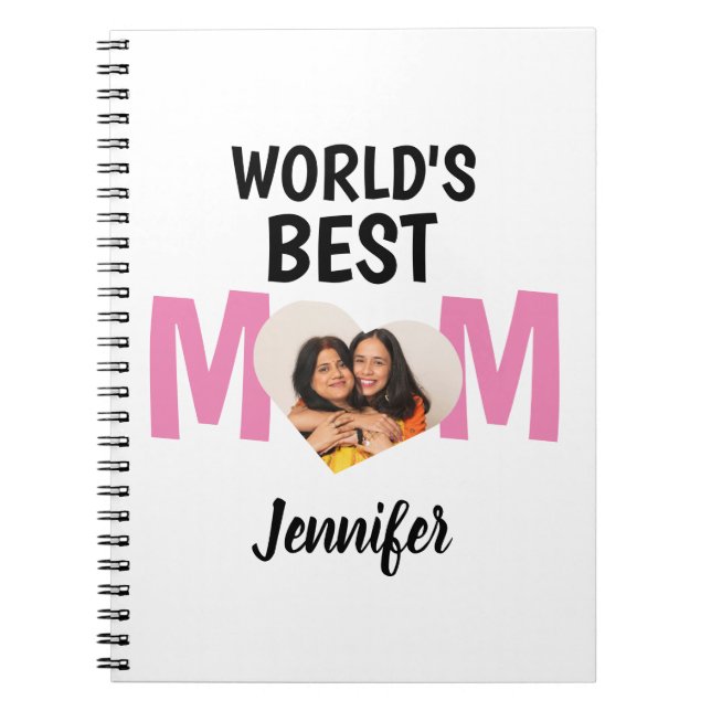 Cuaderno El regalo personalizado del Día de la Madre, el me (Frente)