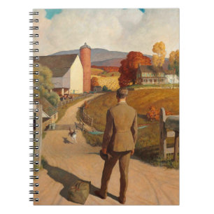 Cuaderno El regreso a casa, 1945, de Newell Convers Wyeth