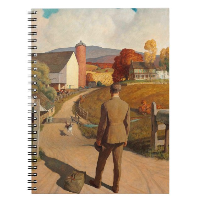 Cuaderno El regreso a casa, 1945, de Newell Convers Wyeth (Frente)