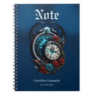 Cuaderno El reloj en la niebla del infinito.