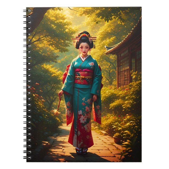 Cuaderno El resplandor de un kimono (Frente)