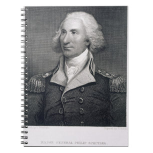 Cuaderno El retrato de general importante Philip Schuyler,