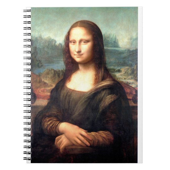 Cuaderno El retrato de Leonardo da Vinci de la Mona Lisa (Frente)