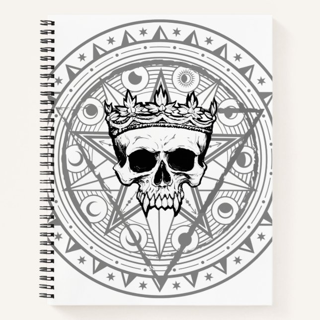 Cuaderno El Rey de los Muertos: Blanco de la Vigilia de Vam (Anverso)