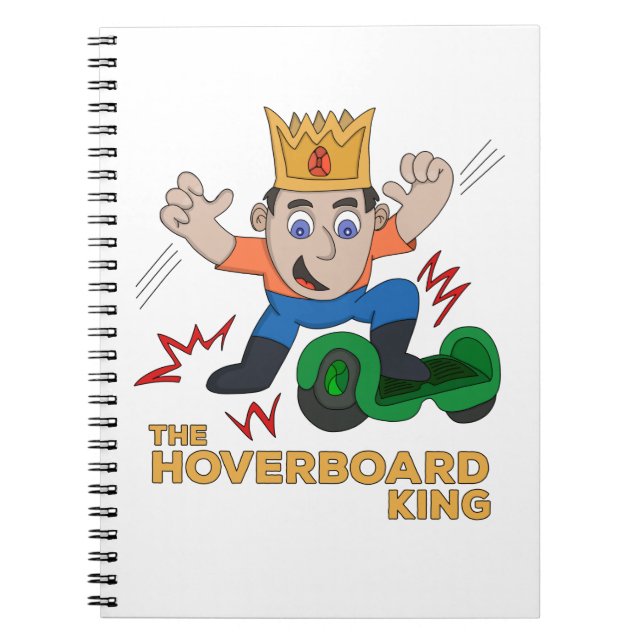 Cuaderno El rey del hoverboard (Frente)