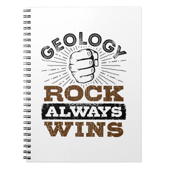 Cuaderno El rock geológico siempre gana (Frente)