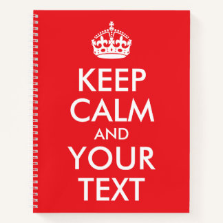 Cuaderno El rojo y el blanco mantienen la calma y el texto