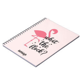 Cuaderno El rosa gracioso lo personalizado del flamenco de 