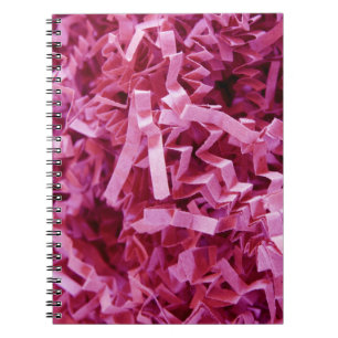 Cuaderno El rosa se arrugó la fotografía de papel
