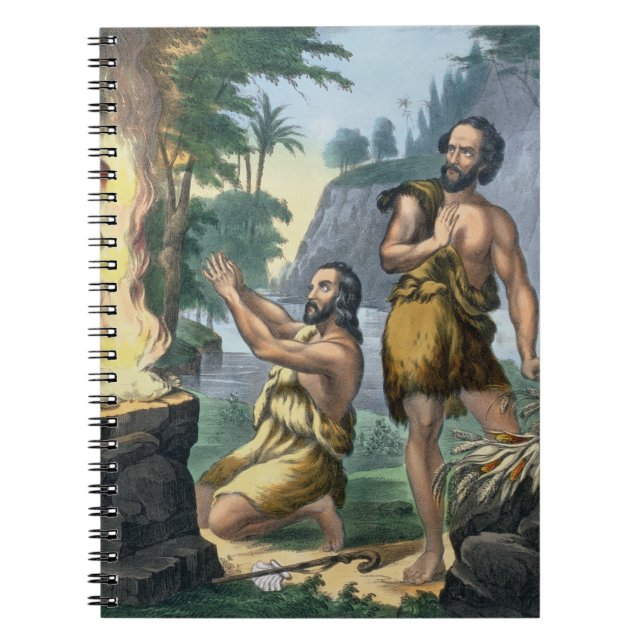 Cuaderno El sacrificio de Caín y de Abel, de una impresión (Frente)