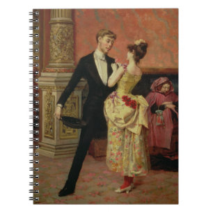 Cuaderno El salón del teatro del liceo (aceite en lona)