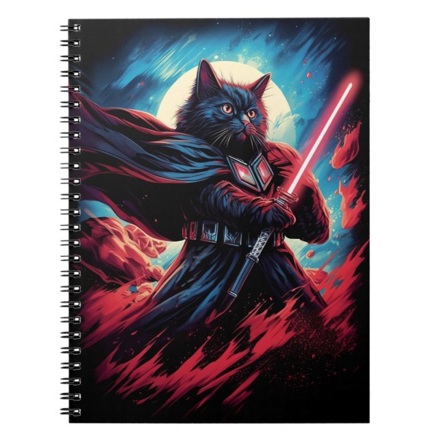 Cuaderno El Samurai de la Stardust | Guerrero del gato cósm (Frente)