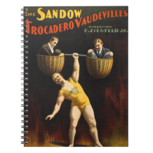 Cuaderno El Sandow Eugen Sandow forzudo de vodevil
