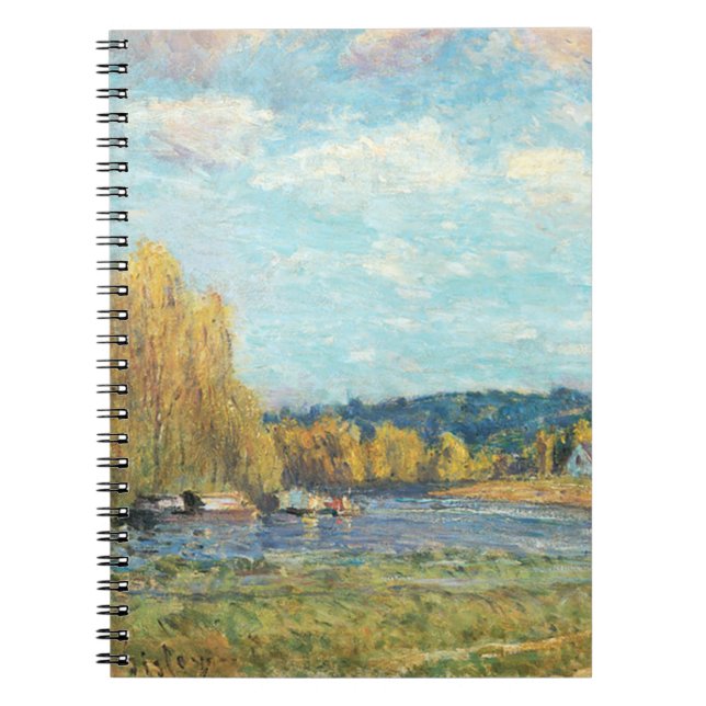 Cuaderno El Sena en Saint-Cloud Alfred Sisley (Frente)