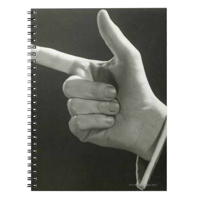 Cuaderno El señalar del hombre (Frente)