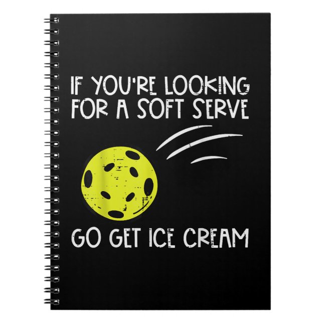 Cuaderno El servicio suave de bolas de bolas de bolas me ha (Frente)