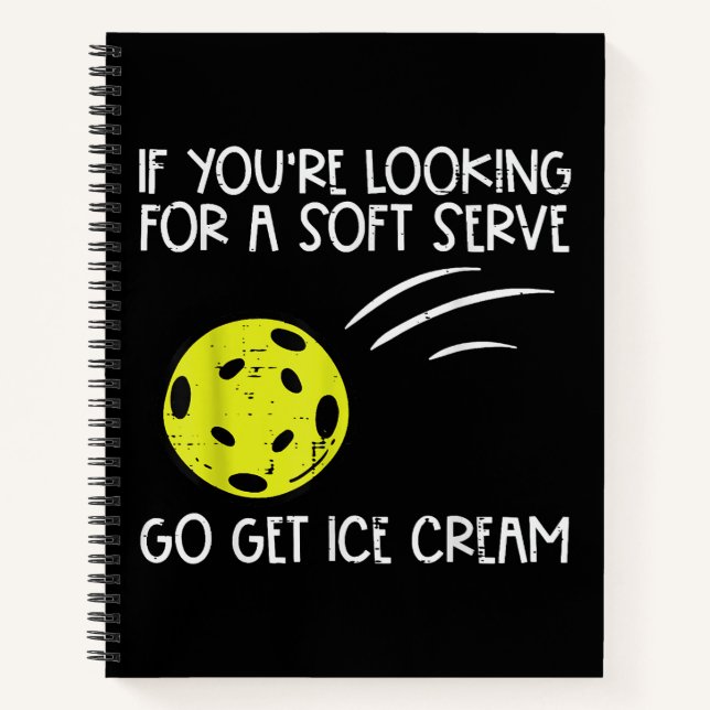 Cuaderno El servicio suave de bolas de bolas de bolas me ha (Anverso)
