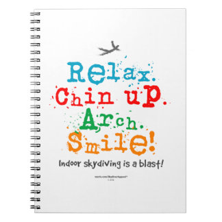 Cuaderno ¡El Skydiving cubierto es una explosión!