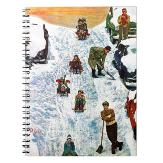 Cuaderno El Sledding y excavación