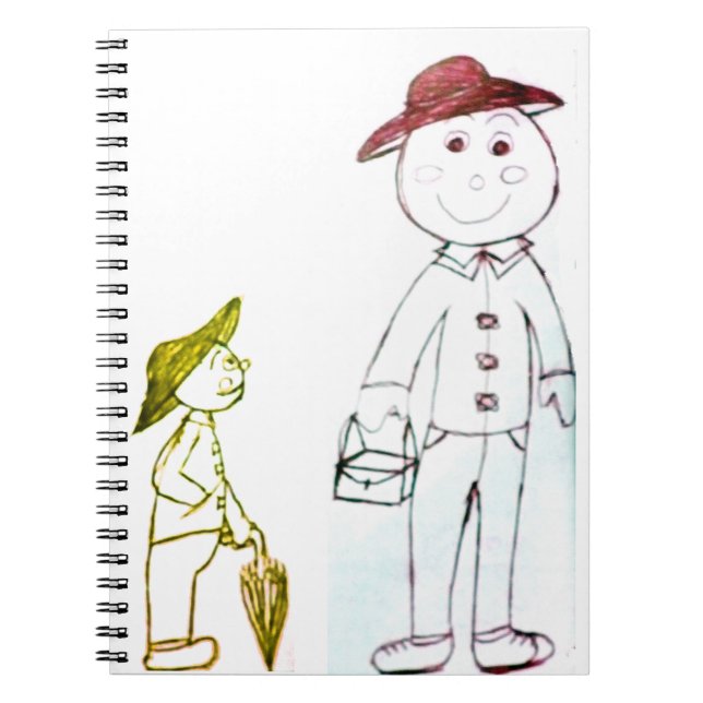 Cuaderno El Sr. Umbrella y su otro amigo (Frente)