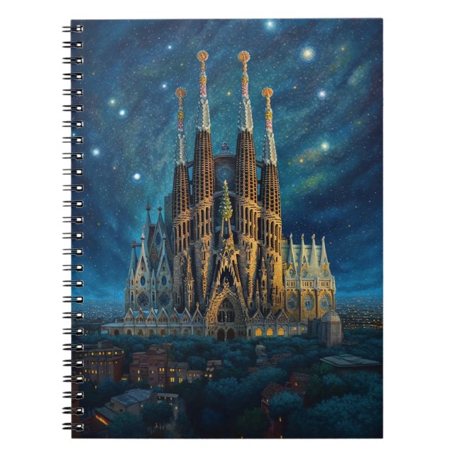 Cuaderno El sueño estrellado de Gaudí | Barcelona Sagrada F (Frente)