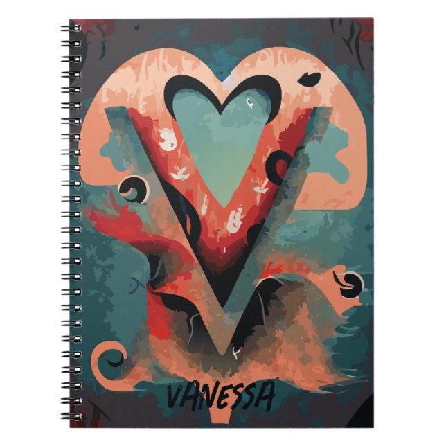 Cuaderno El sueño fantástico y la letra V (Frente)