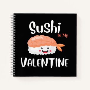 Cuaderno El sushi es mi San Valentín, el sushi