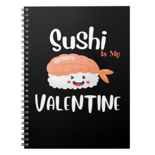 Cuaderno El sushi es mi San Valentín, el sushi