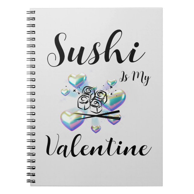 Cuaderno El Sushi Es Mi Valentín (Frente)
