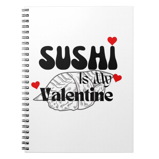 Cuaderno El Sushi Es Mi Valentín (Frente)