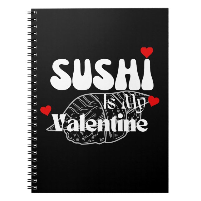 Cuaderno El Sushi Es Mi Valentín (Frente)