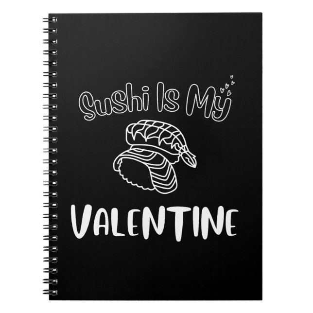 Cuaderno El Sushi Es Mi Valentín (Frente)