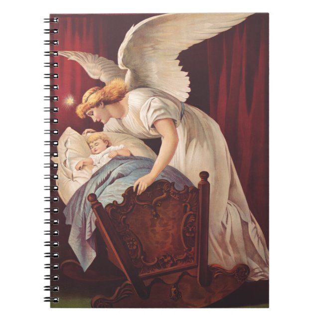 Cuaderno El susurro de ángel cerca de la cuna (Frente)