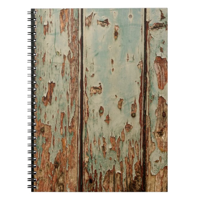 Cuaderno El tablero de madera beige y marrón (Frente)