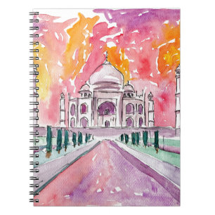 Cuaderno El Taj Mahal la India