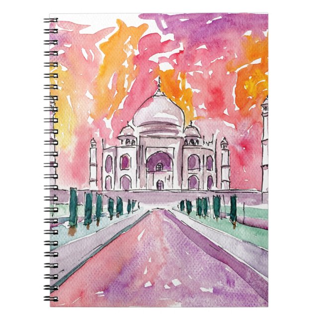 Cuaderno El Taj Mahal la India (Frente)
