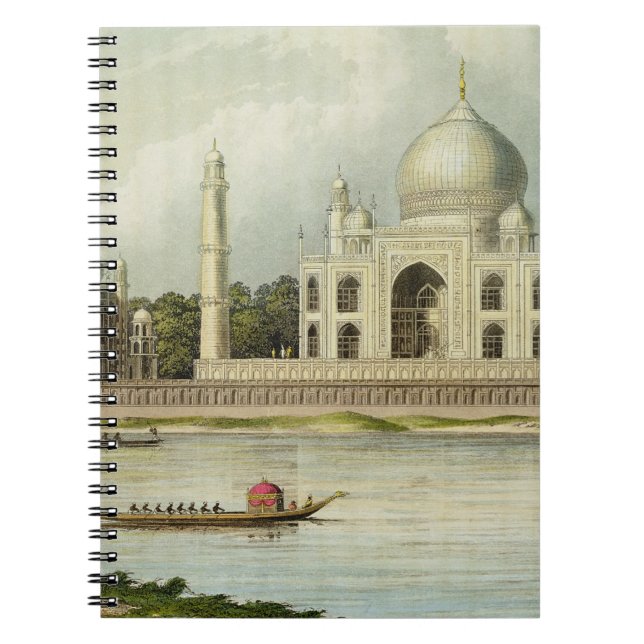 Cuaderno El Taj Mahal, tumba del emperador Shah Jehan y (Frente)